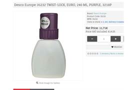 Desco 35232 TWIST-LOCK, EURO, 240 ML, PURPLE, 3218P