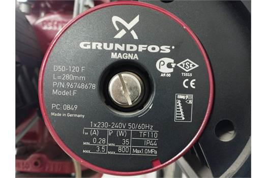 Alldos now Grundfos Alldos MAGNA3 D 50-120 F (19-510) INTAKE VALVE DN8