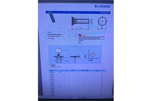 Bossard 300-380HV Art.BN 3352 