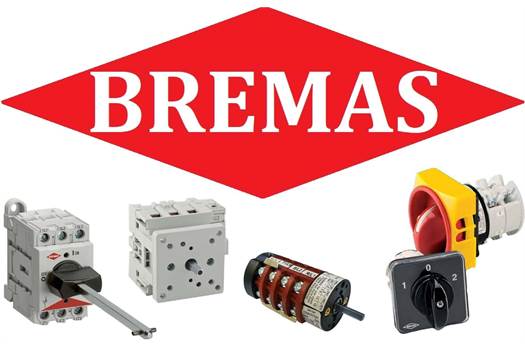 Bremas LLA432N2,  VG875900  3 pole stable black lever switch,   interaxis holes 58mm, L 26,5mm switch
