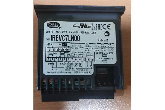 Carel Carel Контролер IR33+ 4DO IREVC7LN00 12V NTC/PTC CONTROLER