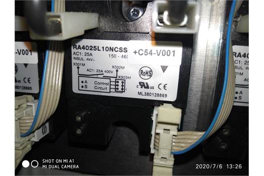 Carlo Gavazzi RA4025L10NCSS00 - obsolete, replaced by RA4825L12NCSS00X1 solid state relay