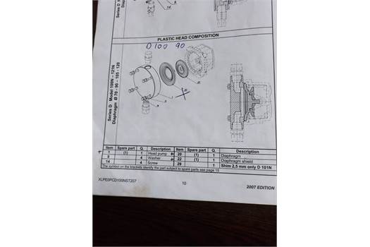 Doseuro 20+22 for pump type D100N-90 