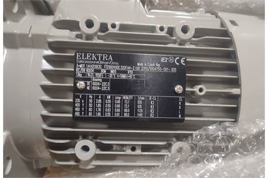 Elektra 1TZ9001-0DC32-2FA4 3-phase-motor