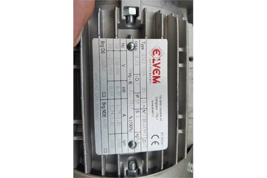 Elvem  6TK2 71B4 KW0,37 P4 230/400V-50HZ B5 IE2 F400 MOTOR