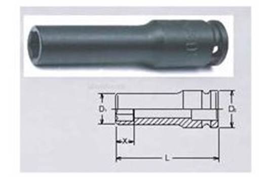 Koken 13301M-15 15mm 3/8" Drive 6-Point Deep 80mm Impact Socket