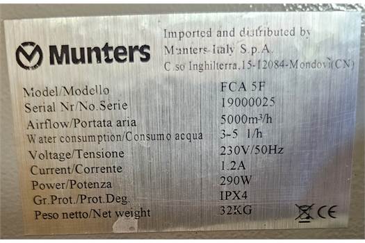 Munters radiator for Munters FCA 5F radiator