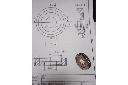 Maxtechnic Industrial 16823000 Bearbeitet A 