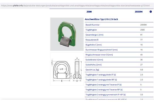 Pfeifer Typ G10 - 2500 