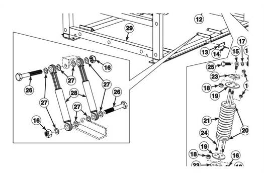 Suspa SP326269185250 Damper