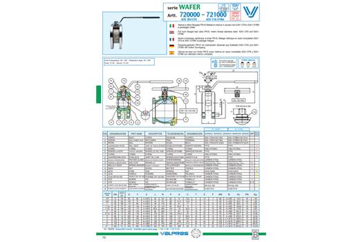 Valpres POS:5-7 FOR CF8M O-ring set