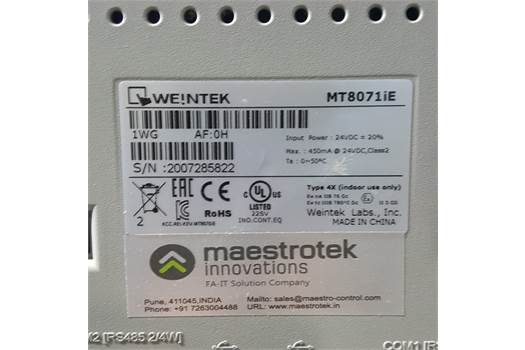 Weintek MT8071İE 
